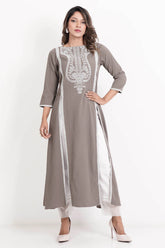 Women's Ethnic Tops (Grey)