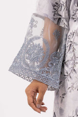 Women's Ethnic Tops (Grey Printed)