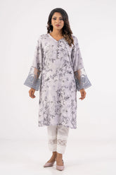 Women's Ethnic Tops (Grey Printed)
