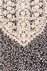 Women's Ethnic Tops (Black Floral)