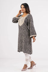 Women's Ethnic Tops (Black Floral)