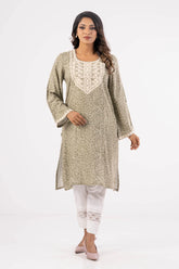 Women's Ethnic Tops (Olive Floral)