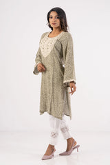 Women's Ethnic Tops (Olive Floral)
