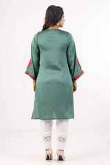 Women's Ethnic Tops (Sea Green)