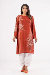 Women's Ethnic Tops (Brown Printed)