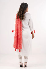 Women's Ethnic Tops (Set) (White)
