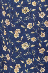 Women's Ethnic Tops (Navy Printed)