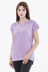 Women's Knitted Tops (Lavender)