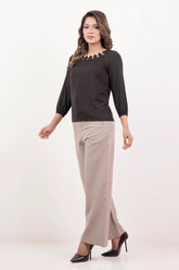 Women's Knitted Tops (Black)