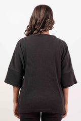 Women's Knitted Tops (Charcoal)
