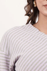 Women's Knitted Tops (Lavender)