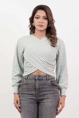 Women's Knitted Tops (Lt. Blue)