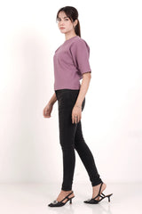 Women's Knitted Tops (Mauve)