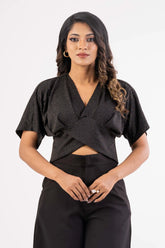 Women's Knitted Tops (Black)