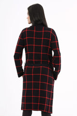 Women's Sweater (Red Check)