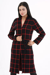 Women's Sweater (Red Check)