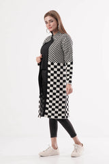 Women's Sweater (Black Check)