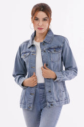 Women's Denim Jacket (Light Wash)