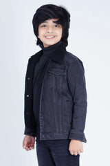 Boy's Jacket (2-7Y) (Black)