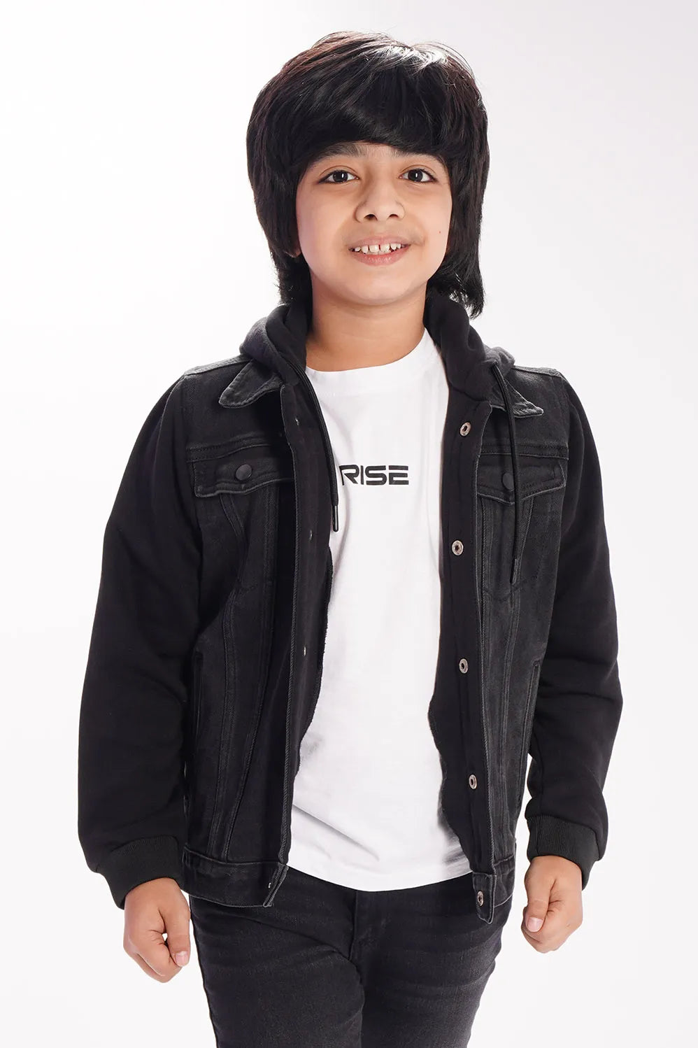 Boy's Jacket (2-7Y) (Black)