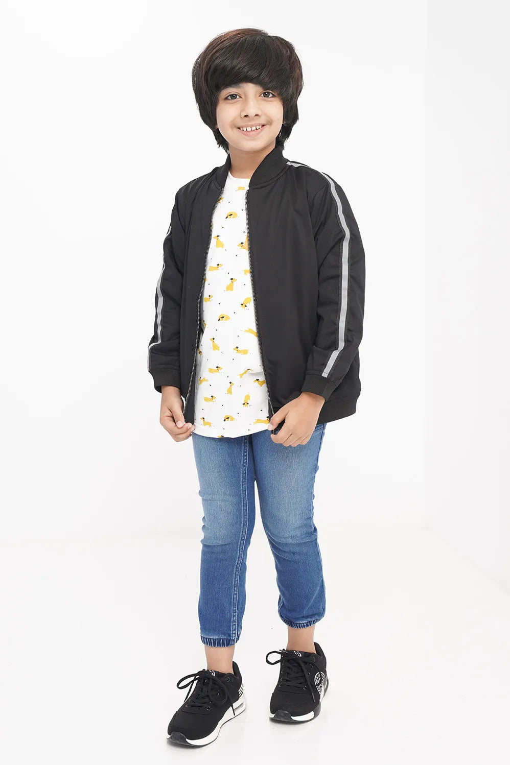 Boy's Jacket (8-11Y) (Black)