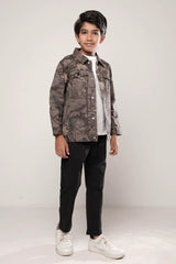 Boy's Jacket (8-13Y) (DK. Grey)