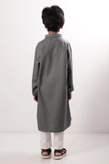 Boy's Panjabi (2-7Y) (DK. Grey)