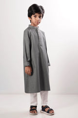 Boy's Panjabi (2-7Y) (DK. Grey)