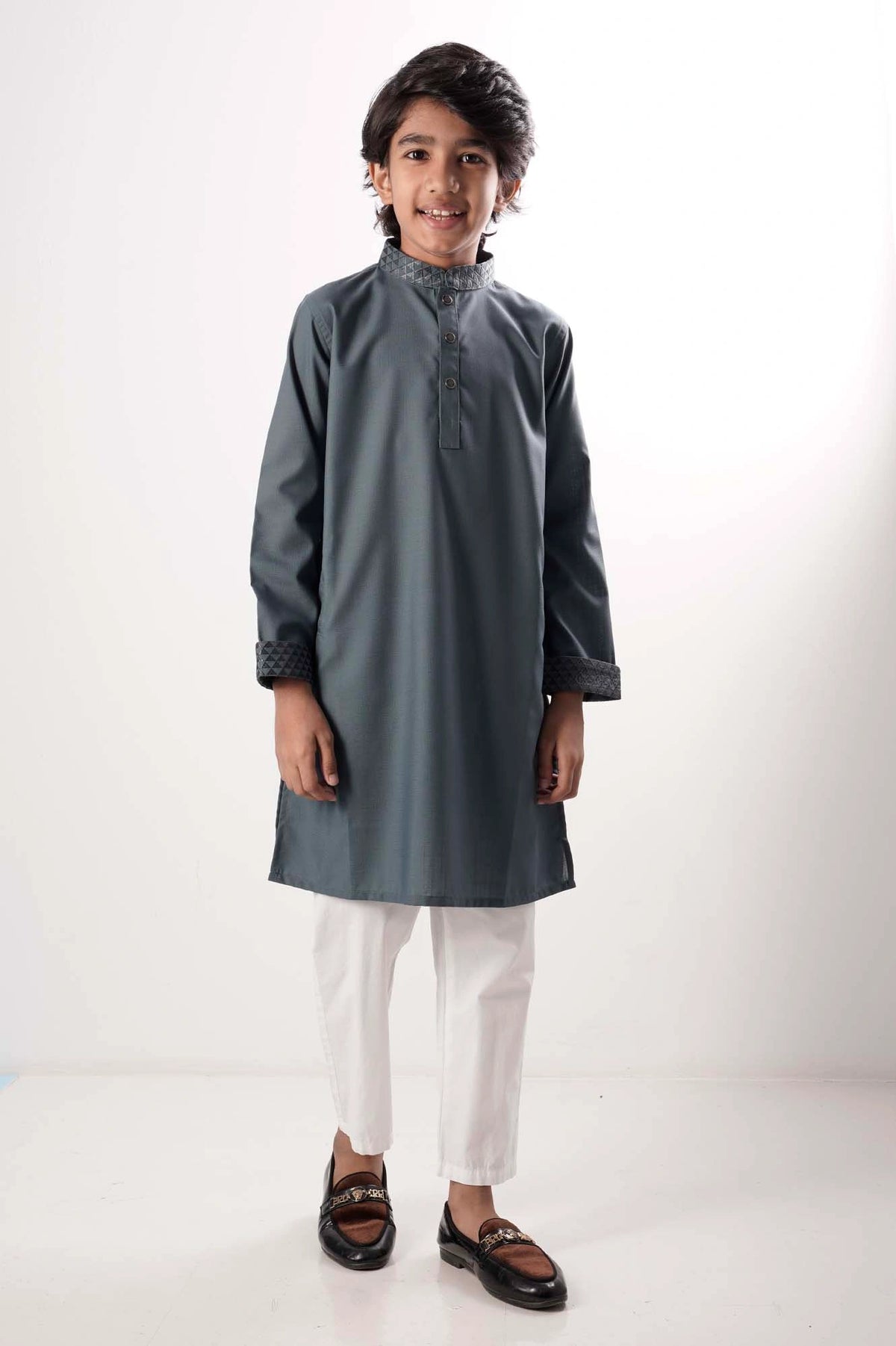 Boy's Panjabi (2-7Y) (Blue)