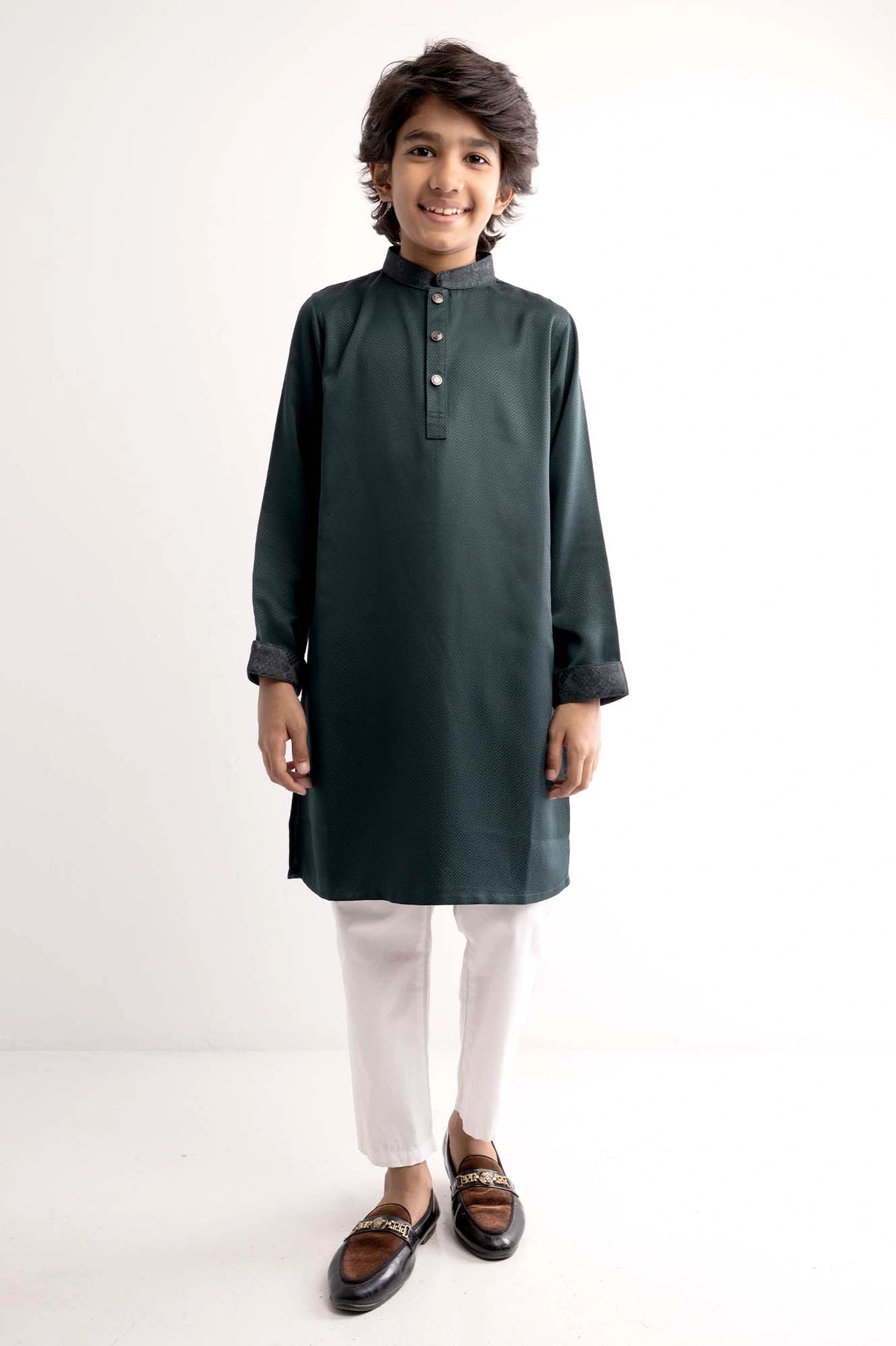 Boy's Panjabi (2-7Y) (Green)