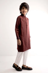 Boy's Panjabi (2-7Y) (Maroon)