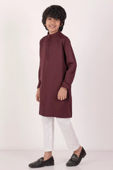 Boy's Panjabi (2-7Y) (Dk. Maroon)