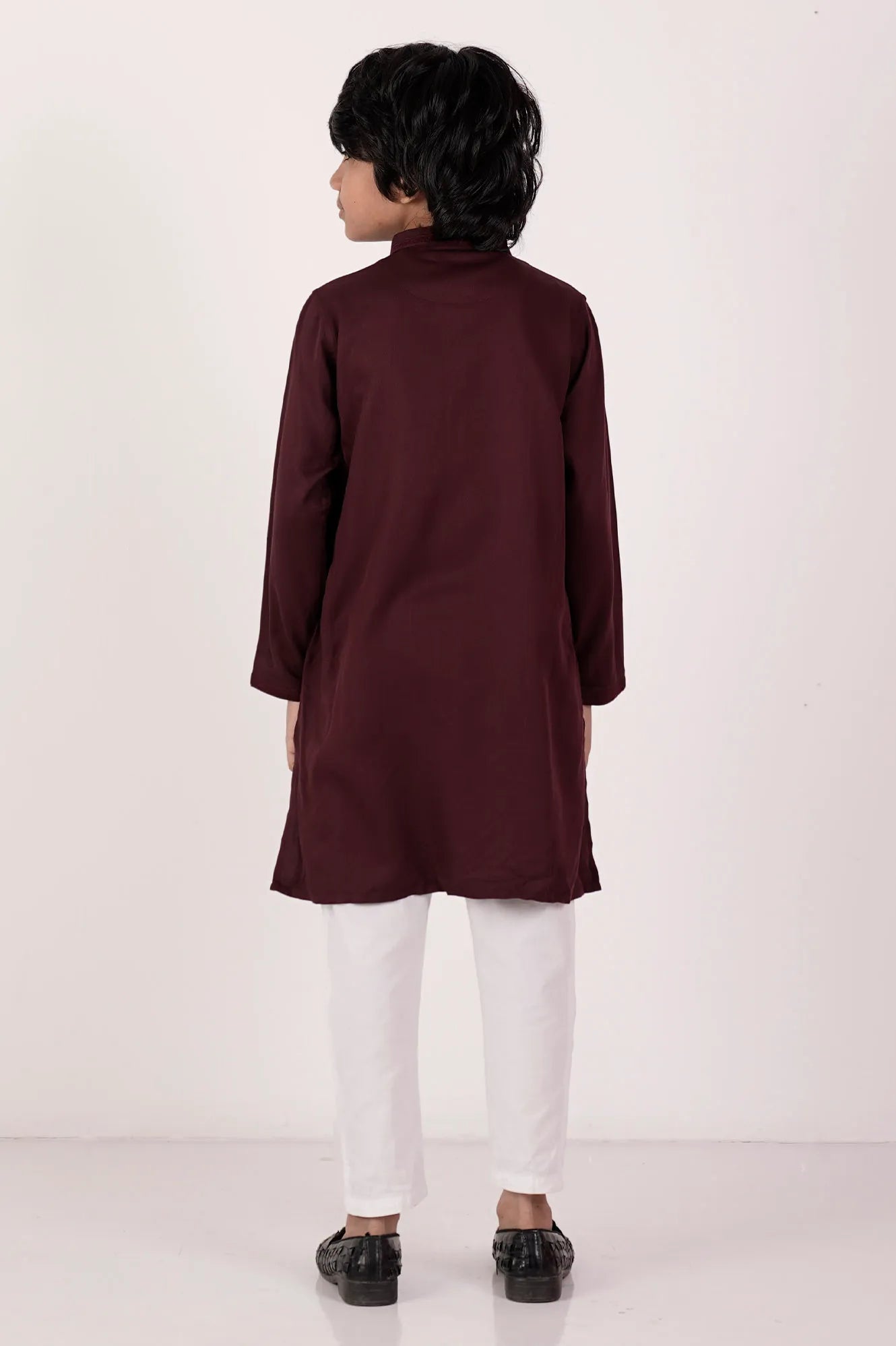 Boy's Panjabi (2-7Y) (Dk. Maroon)