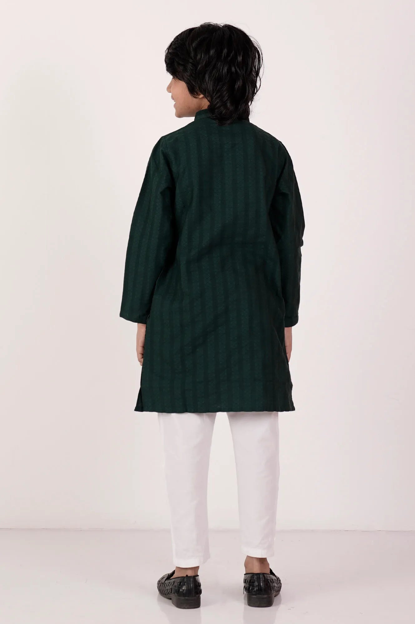 Boy's Panjabi (8-13Y) (Green)