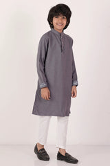 Boy's Panjabi (2-7Y) (Bluish Grey)