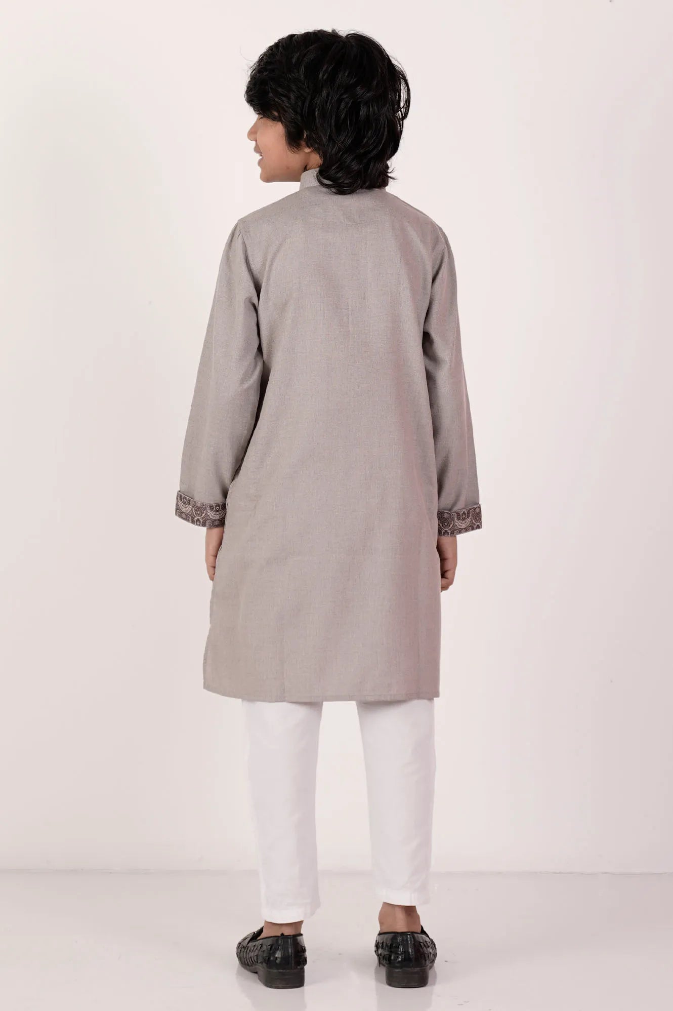 Boy's Panjabi (2-7Y) (Brownish Grey)