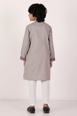 Boy's Panjabi (2-7Y) (Brownish Grey)