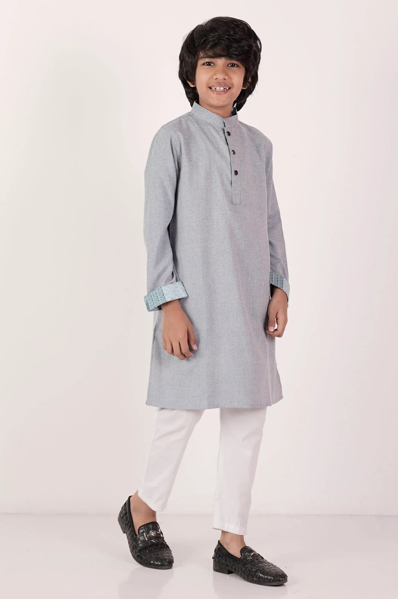 Boy's Panjabi (8-13Y) (Lt. Blue)