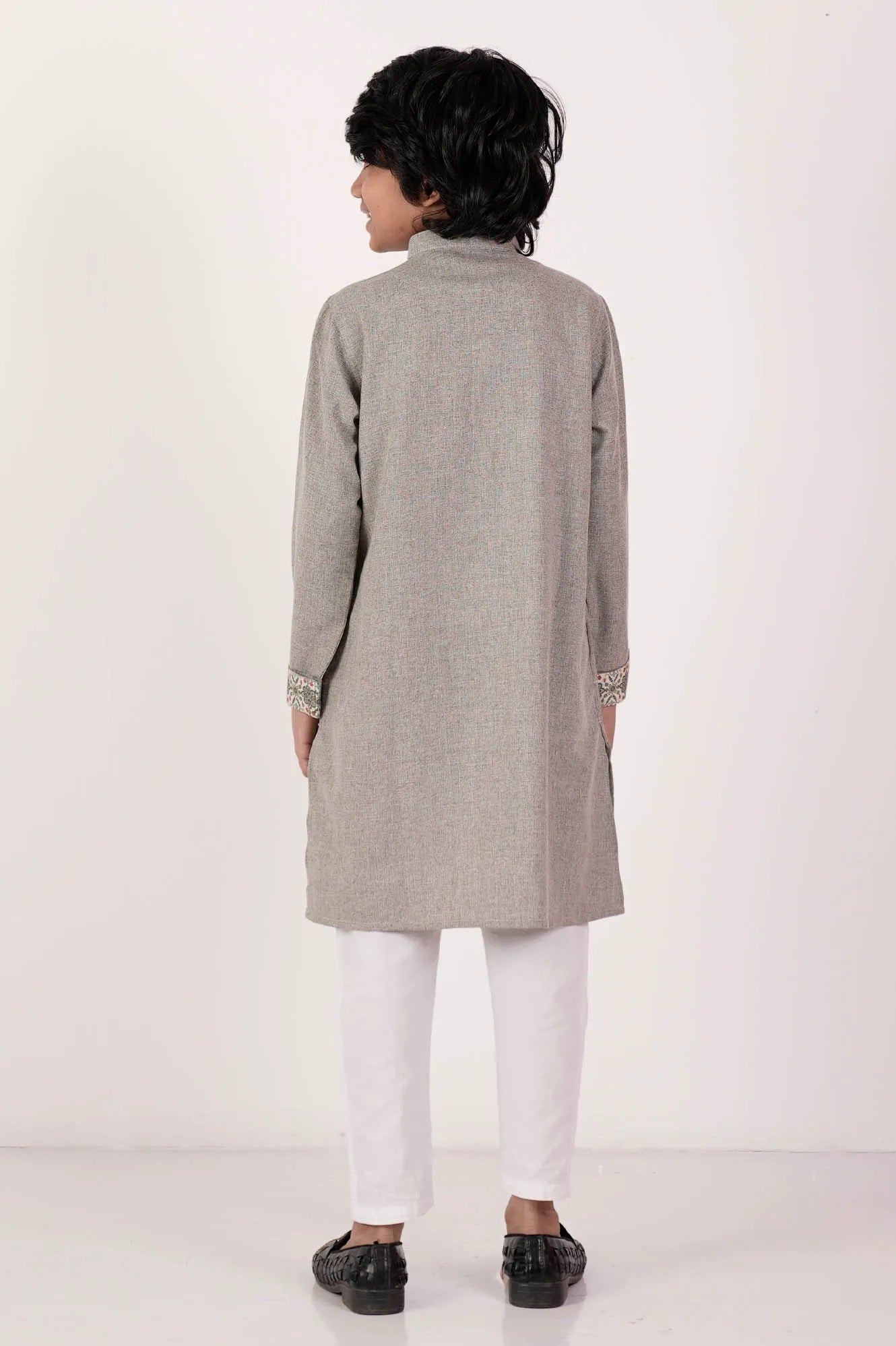 Boy's Panjabi (8-13Y) (Moss)