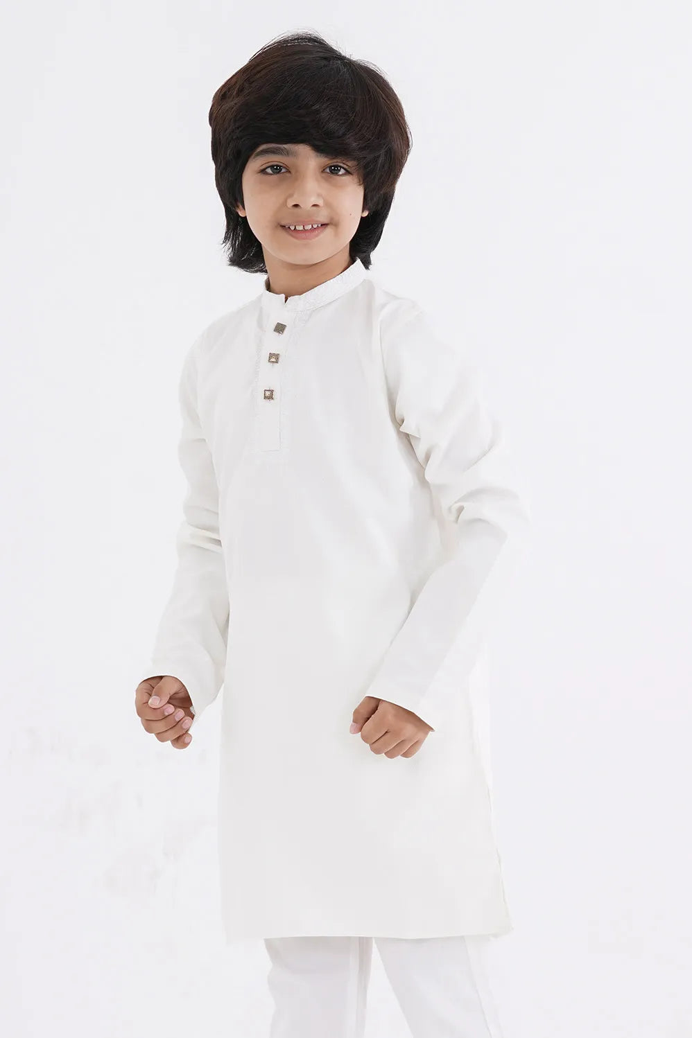 Boy's Panjabi (2-7Y) (White)