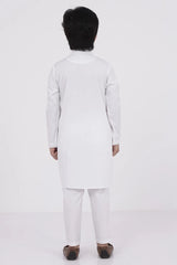 Boy's Panjabi (8-13Y) (White)