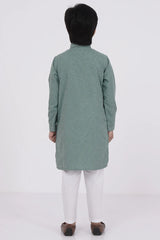 Boy's Panjabi (2-7Y) (Sage Green)