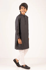 Boy's Panjabi (2-7Y) (DK. Grey)