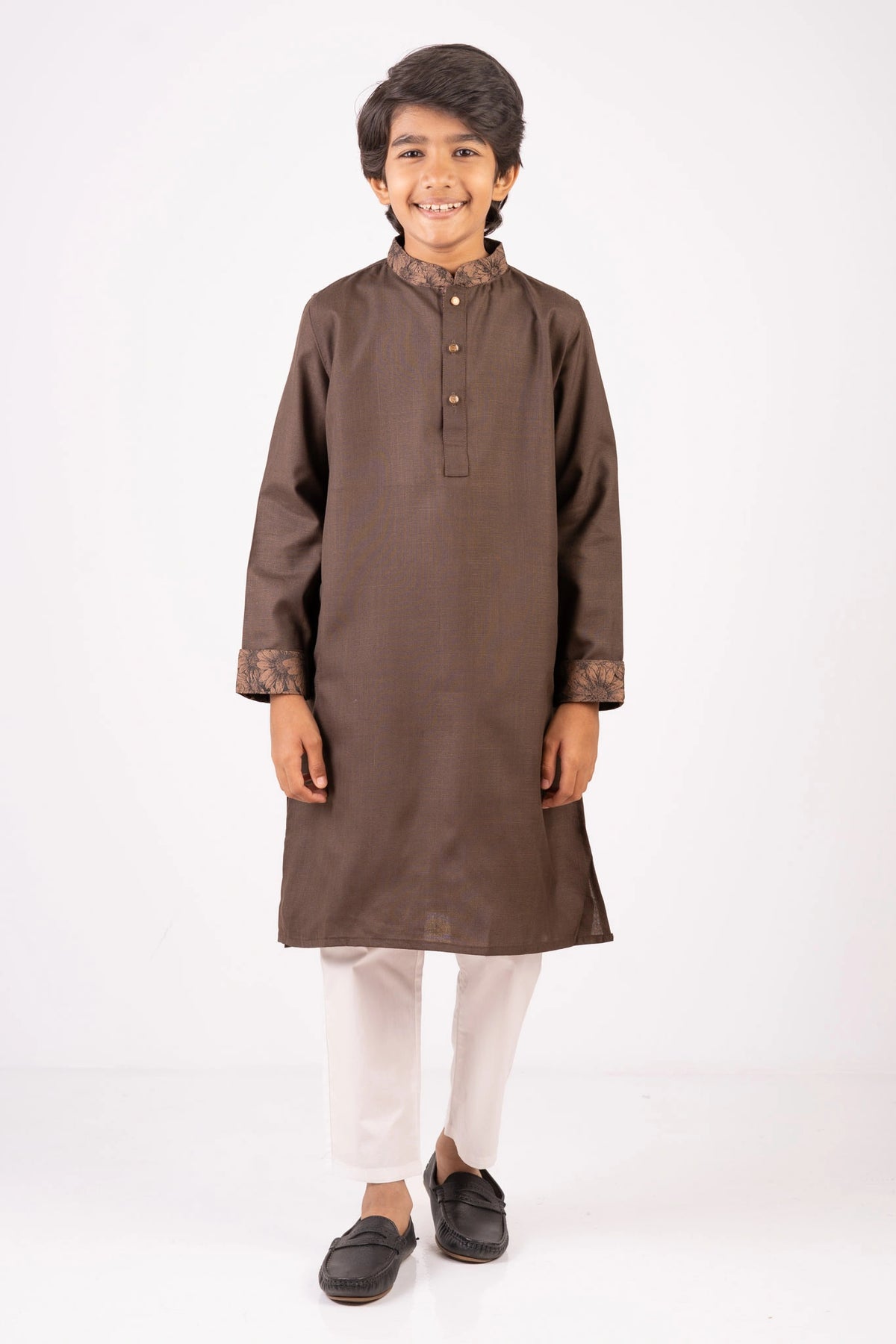 Boy's Panjabi (2-7Y) (Coffee)