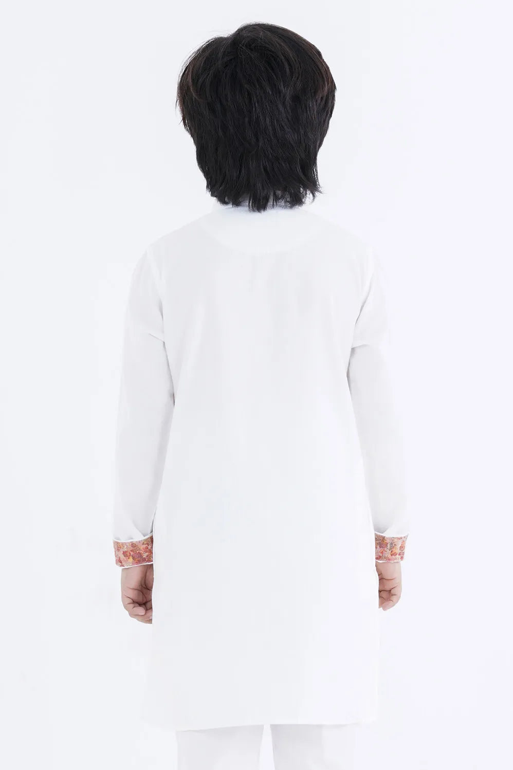 Boy's Panjabi (8-11Y) (White)