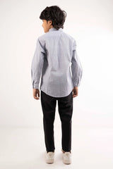 Boy's Shirt (2-7Y) (Grey Printed)