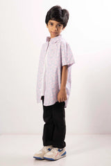 Boy's Shirt (2-7Y) (Grey Printed)