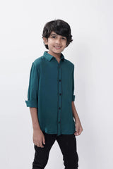 Boy's Shirt (2-7Y) (Dk. Green)