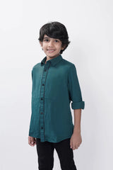 Boy's Shirt (2-7Y) (Dk. Green)