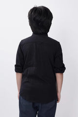 Boy's Shirt (2-7Y) (Black)